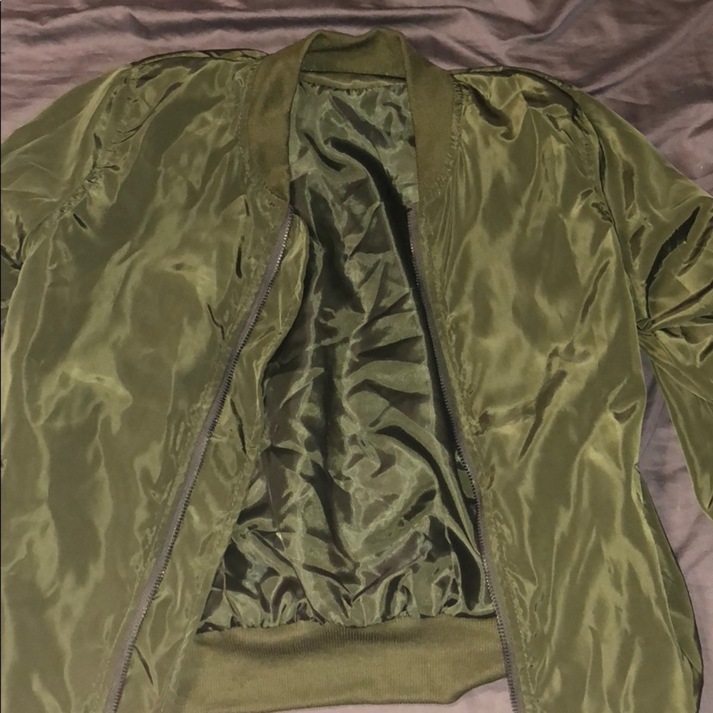 Army Green Bomber jacket